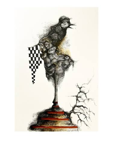 Original Abstract Home Drawing by Ani Tadevosyan