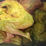 The quiet weight of the house pressed down from all around them by Amelia Galgon