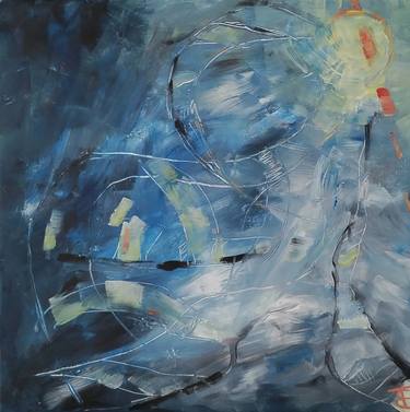 Original Abstract Expressionism Abstract Paintings by Evgeniia Tcarikova