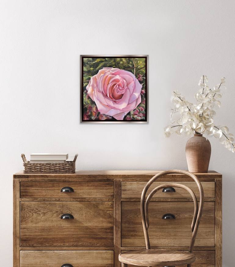 Original Realism Floral Painting by Sabine Schramm