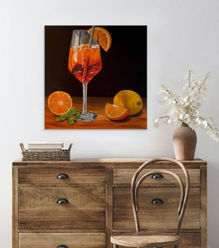 Original Realism Still Life Painting by Sabine Schramm