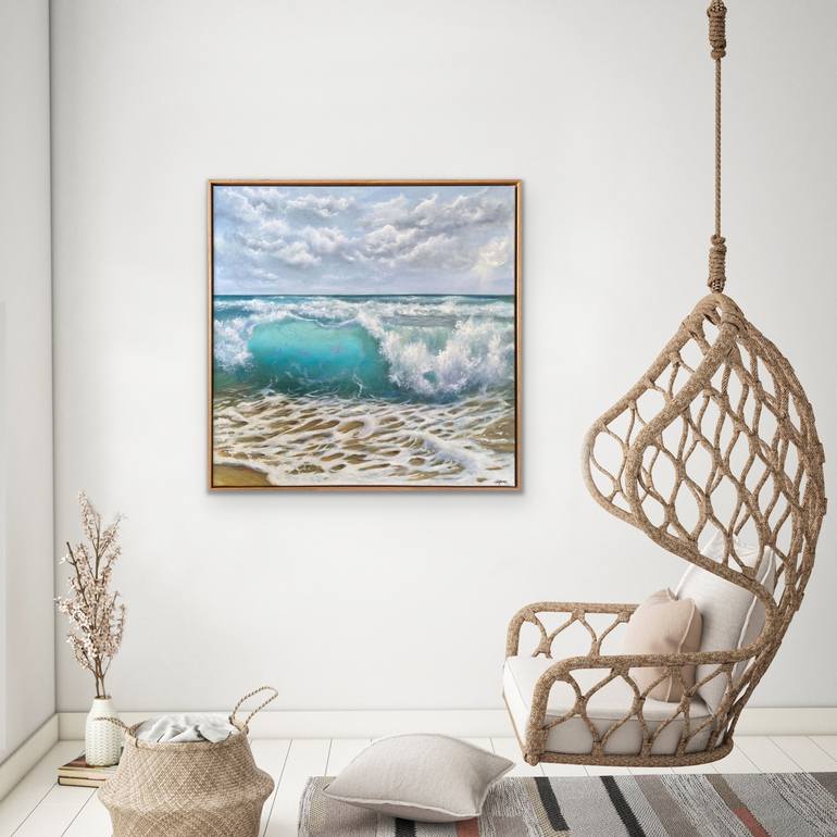 Original Realism Seascape Painting by Sabine Schramm