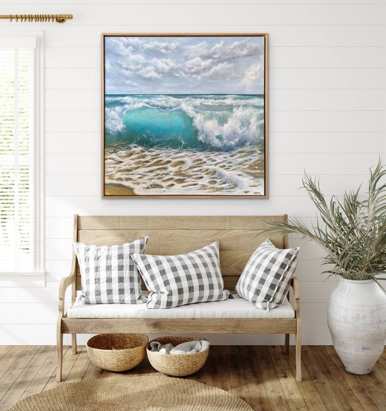 Original Realism Seascape Painting by Sabine Schramm