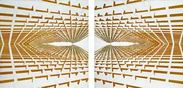 Original Fractal Abstract Painting by Vladimir Hristov