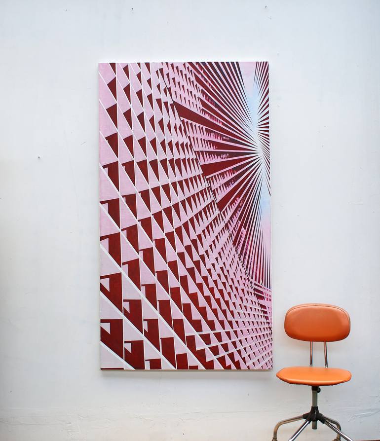 Original Minimalism Geometric Painting by Vladimir Hristov