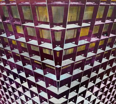 Saatchi Art Artist Vladimir Hristov; Paintings, “Urban Glitches- Symmetry 01” #art