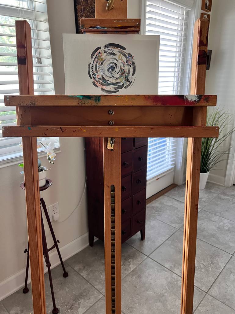 Original Contemporary Abstract Collage by Carmen Salvador Velez