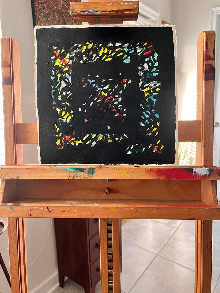 Original Contemporary Abstract Painting by Carmen Salvador Velez