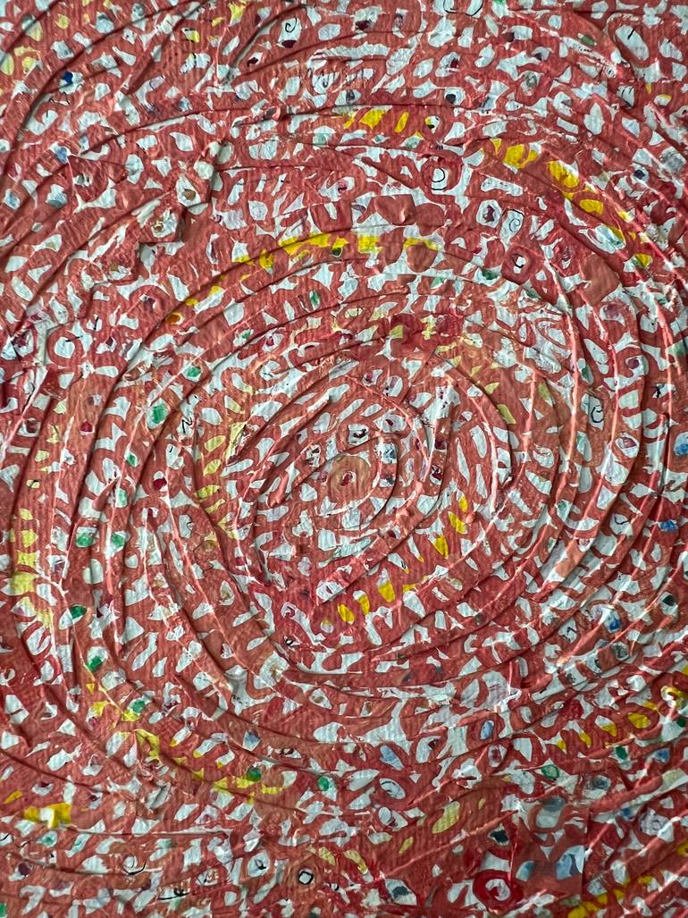 Original Contemporary Abstract Collage by Carmen Salvador Velez