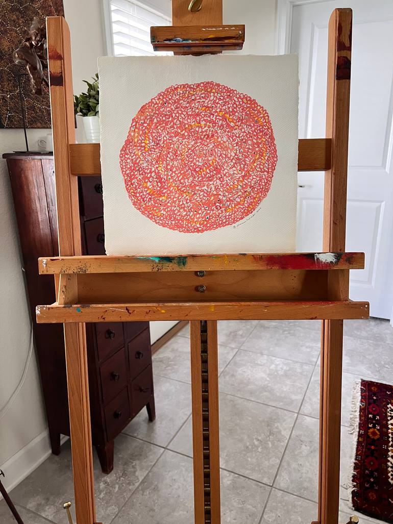 Original Contemporary Abstract Collage by Carmen Salvador Velez