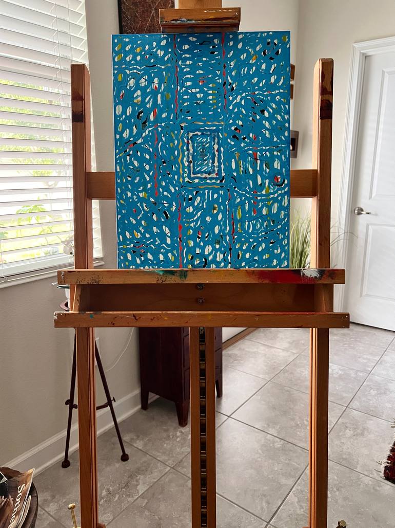 Original Contemporary Abstract Painting by Carmen Salvador Velez