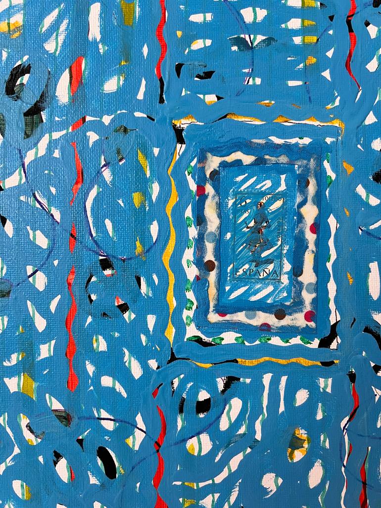 Original Contemporary Abstract Painting by Carmen Salvador Velez