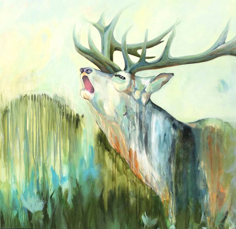 Original Contemporary Nature Painting by María José Espinoza Peña y Lillo