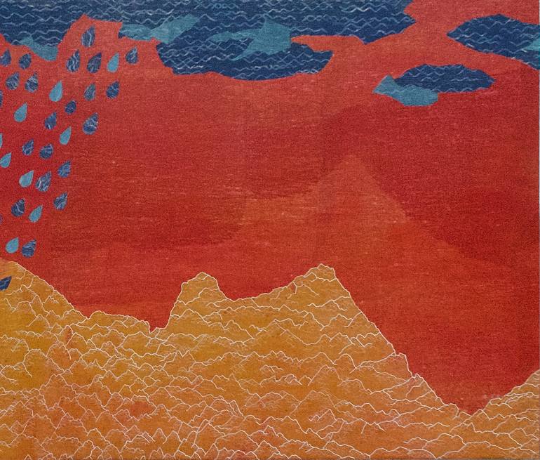 Original Contemporary Landscape Mixed Media by Jessi Wong