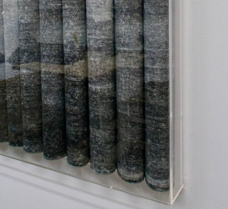 Original Black & White Abstract Mixed Media by Jessi Wong