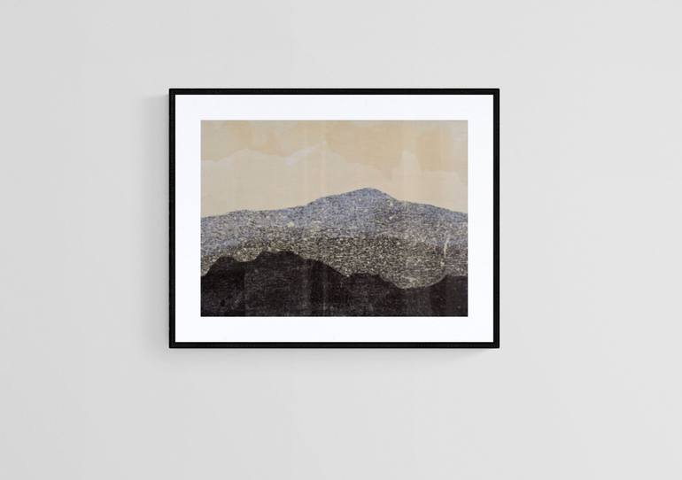 Original Abstract Landscape Collage by Jessi Wong