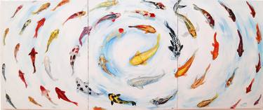 Original Fine Art Fish Paintings by Severina Katran