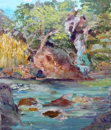 Original Impressionism Water Paintings by Severina Katran
