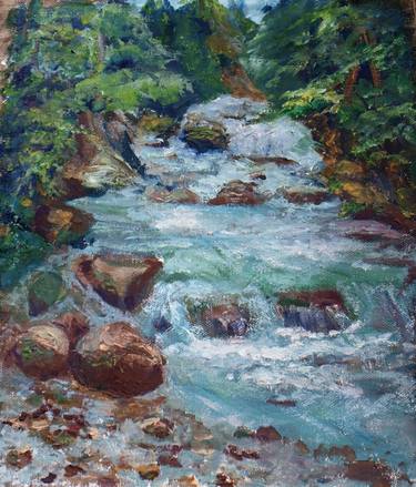 Print of Realism Water Paintings by Severina Katran