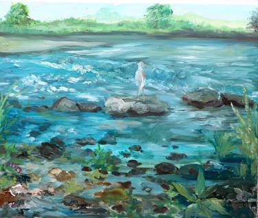 Print of Impressionism Nature Paintings by Severina Katran