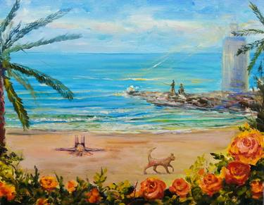 Original Realism Beach Paintings by Severina Katran