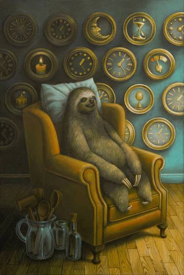 Original Conceptual Animal Painting by Sithorn Timtatong