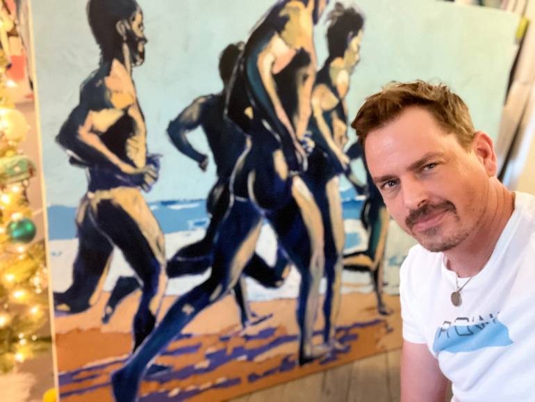 Original Contemporary Men Painting by Brenden Sanborn