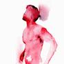 Collection Minimalist Watercolor Visions of the Male Form