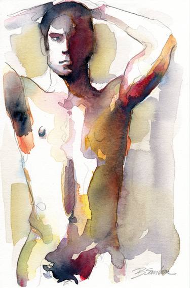Original Figurative Nude Paintings by Brenden Sanborn