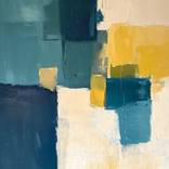 Ocean Hues: Serenity in Abstraction by Brenden Sanborn