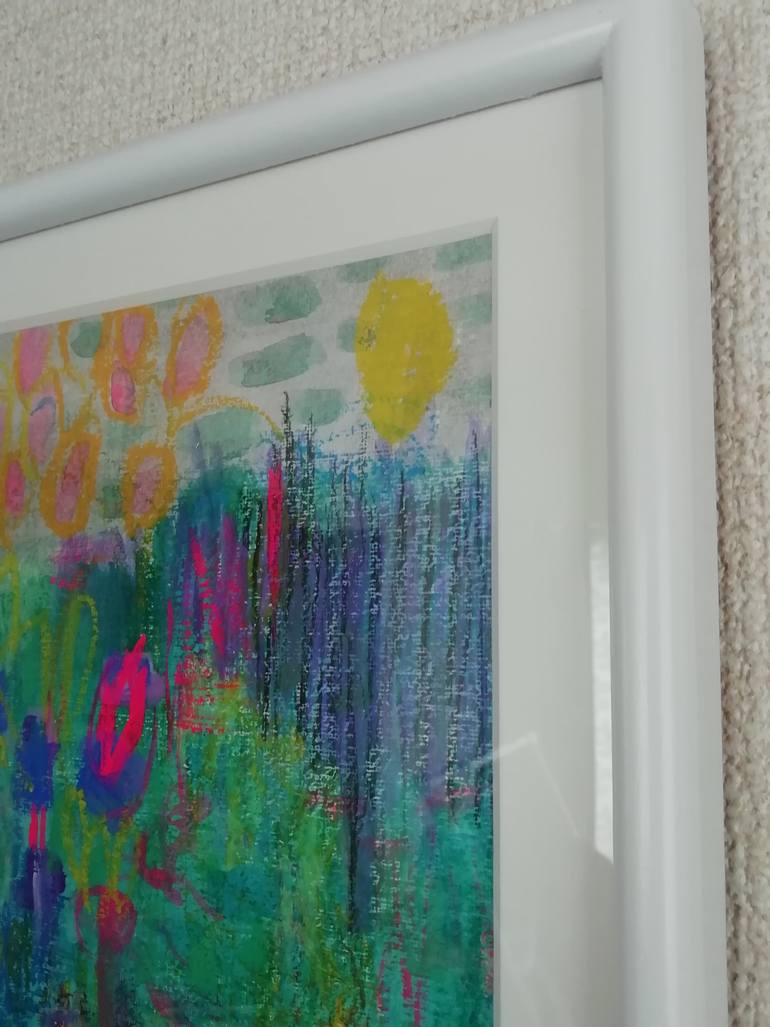 Original Abstract Expressionism Abstract Painting by Yoko Motojima
