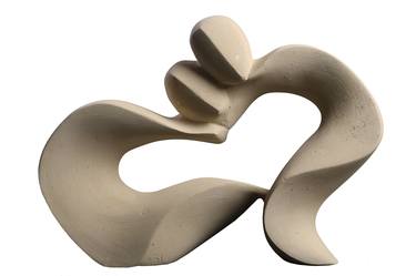 Original Abstract Love Sculpture by Andrea Serra