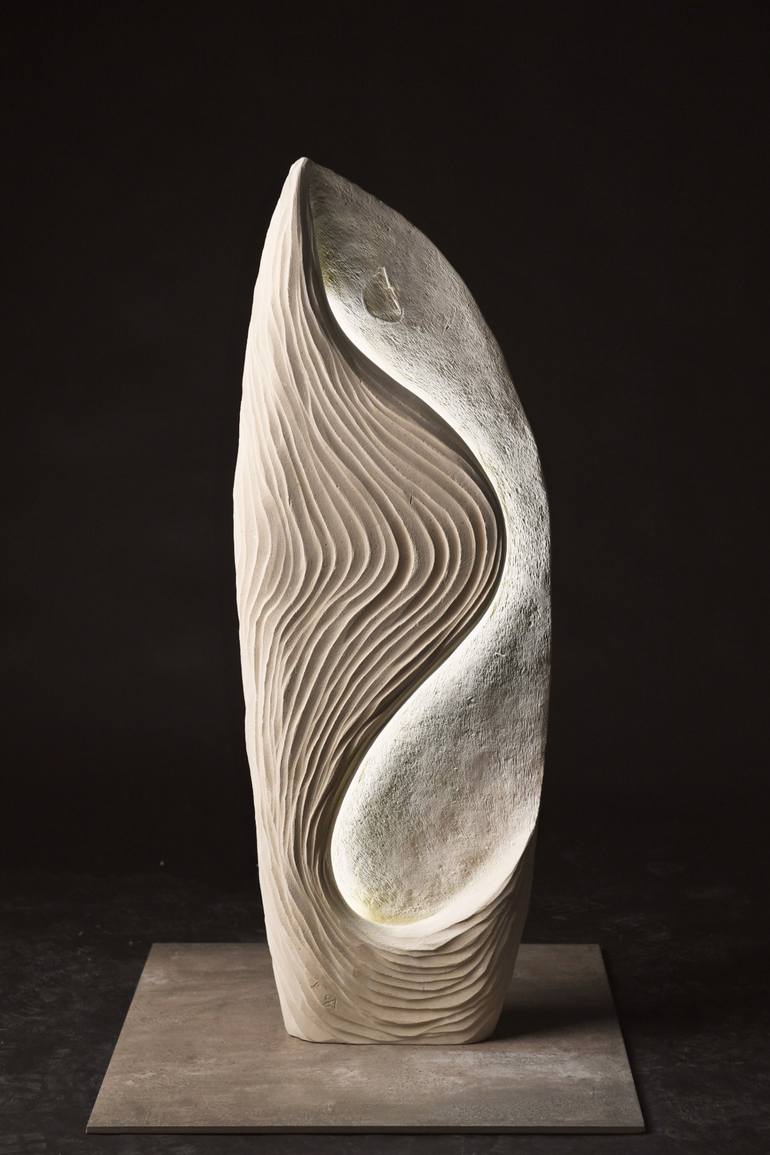 Original Abstract Nature Sculpture by Andrea Serra