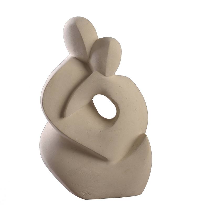 Original Abstract Love Sculpture by Andrea Serra