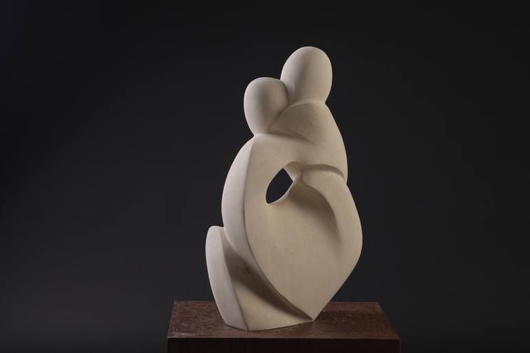 Original Abstract Love Sculpture by Andrea Serra