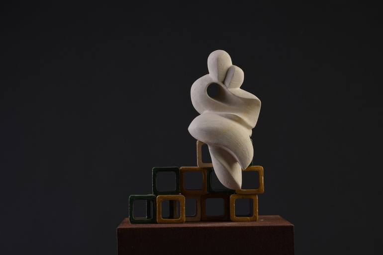 Original Conceptual Love Sculpture by Andrea Serra