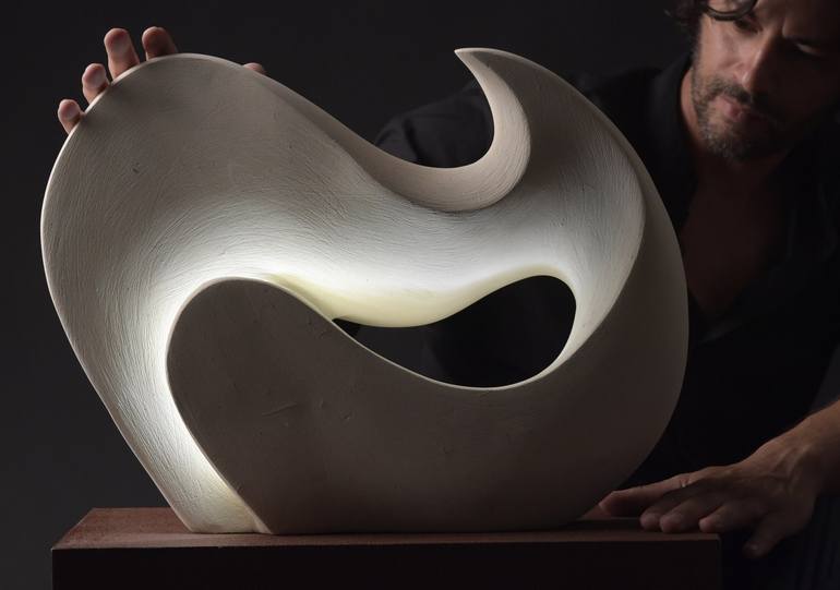 Original Abstract Nature Sculpture by Andrea Serra