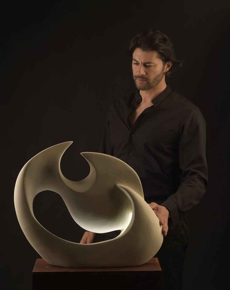 Original Abstract Nature Sculpture by Andrea Serra