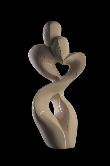 Original Conceptual Love Sculpture by Andrea Serra