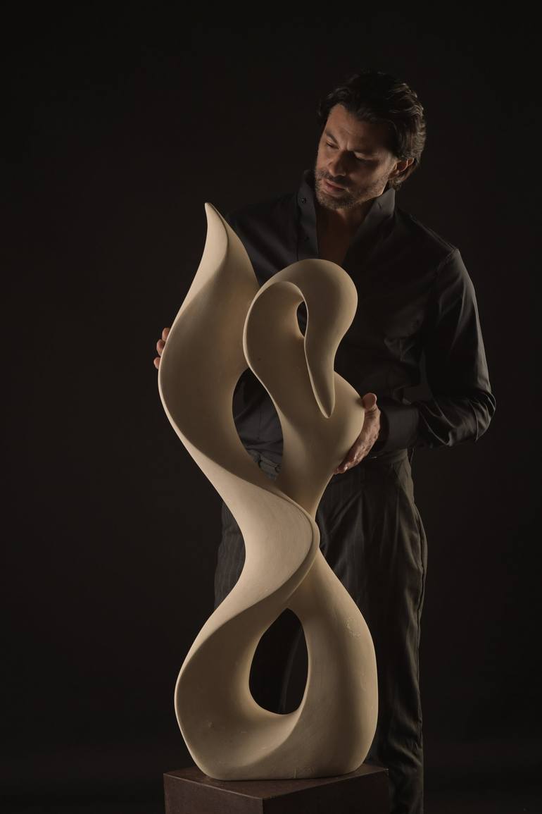 Original Abstract Nature Sculpture by Andrea Serra