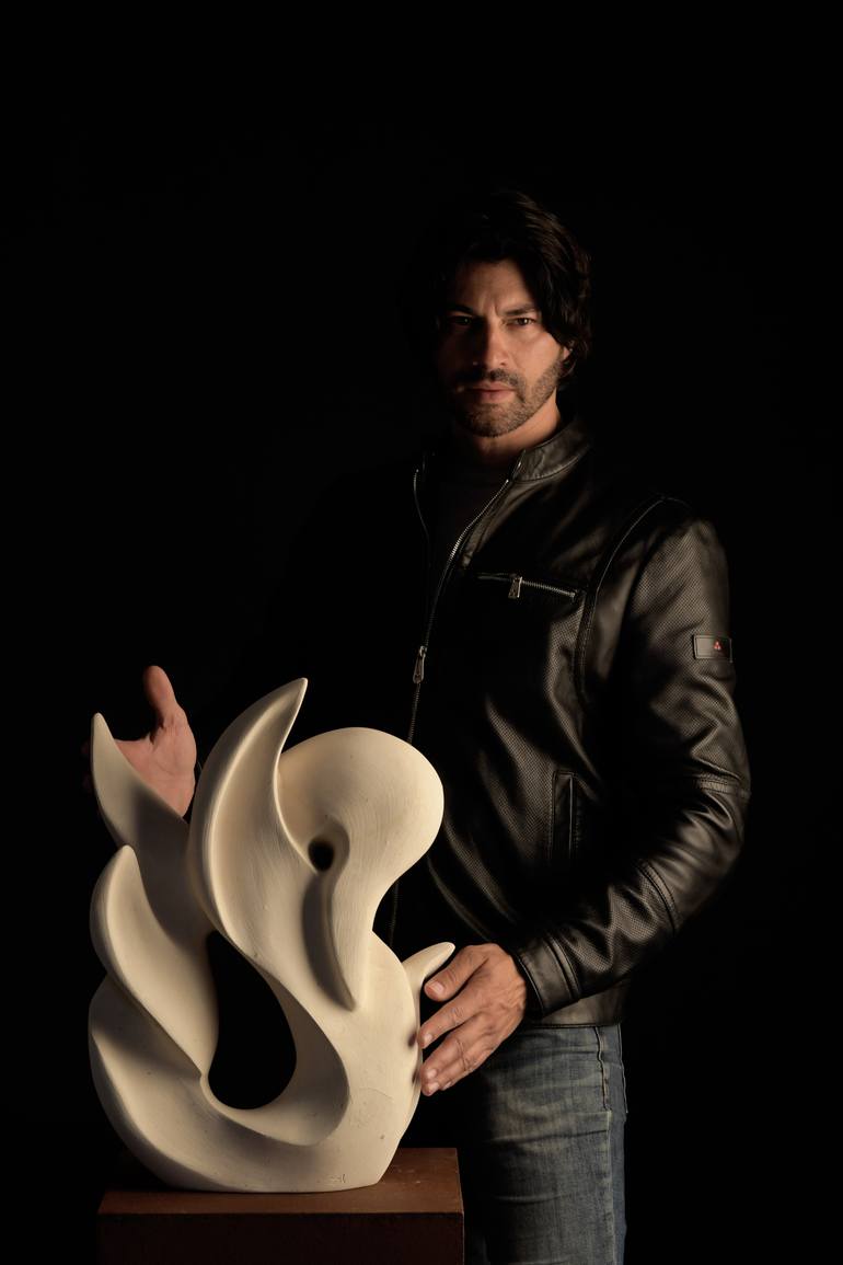Original Abstract Animal Sculpture by Andrea Serra