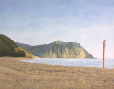 Original Contemporary Beach Painting by Veronika Lambert