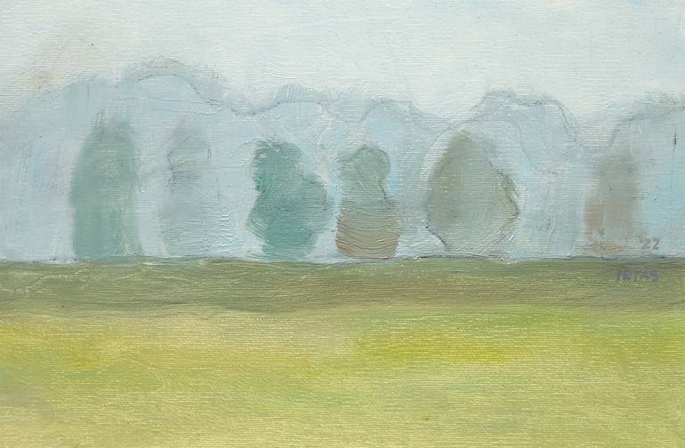 Original Abstract Landscape Painting by Ir -  Zm