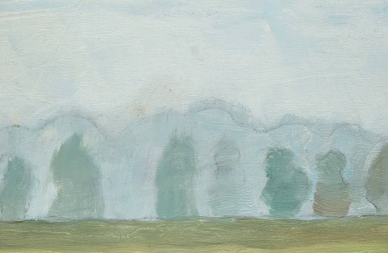 Original Abstract Landscape Painting by Ir -  Zm