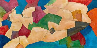 Original Cubism Abstract Paintings by IR -  ZM