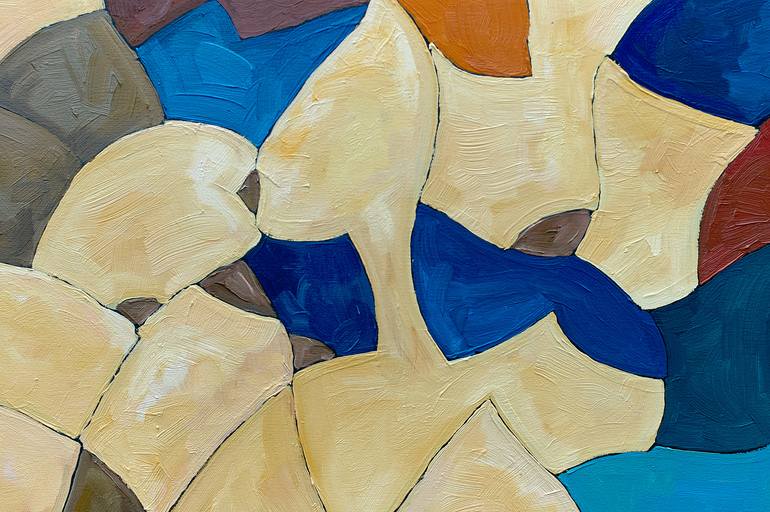 Original Conceptual Abstract Painting by Ir -  Zm