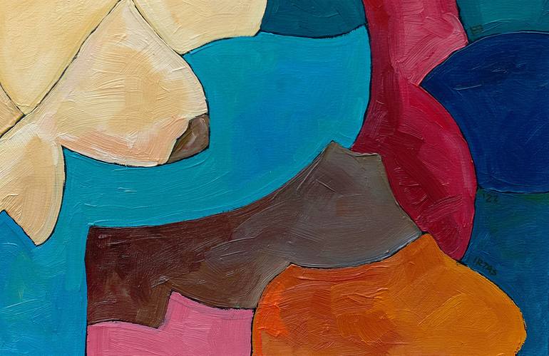 Original Conceptual Abstract Painting by Ir -  Zm