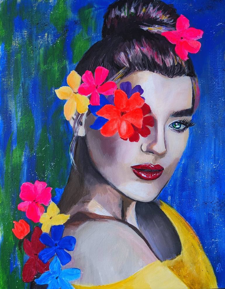 Original Abstract People Paintings by Carla Nelson