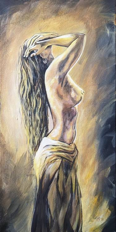 Original contemporary Nude Painting by Carla Nelson