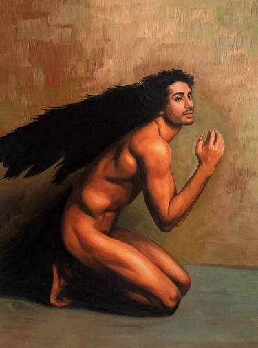 Original Classical mythology Paintings by Troy Caperton